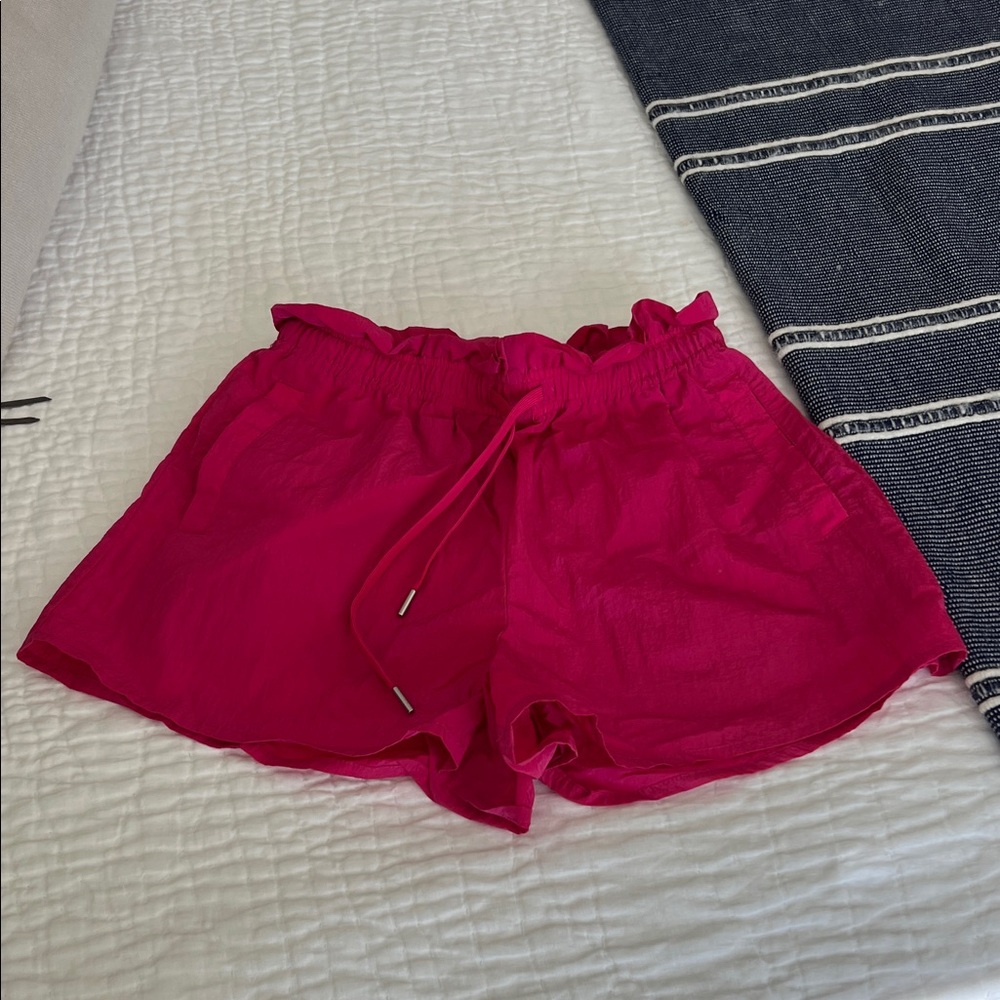 Varley Tulair high-rise shorts, S, Vibrant Fuschia